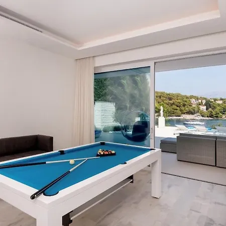 White Stone With High-end Pool